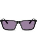 Emporio Armani rectangular sunglasses - Black