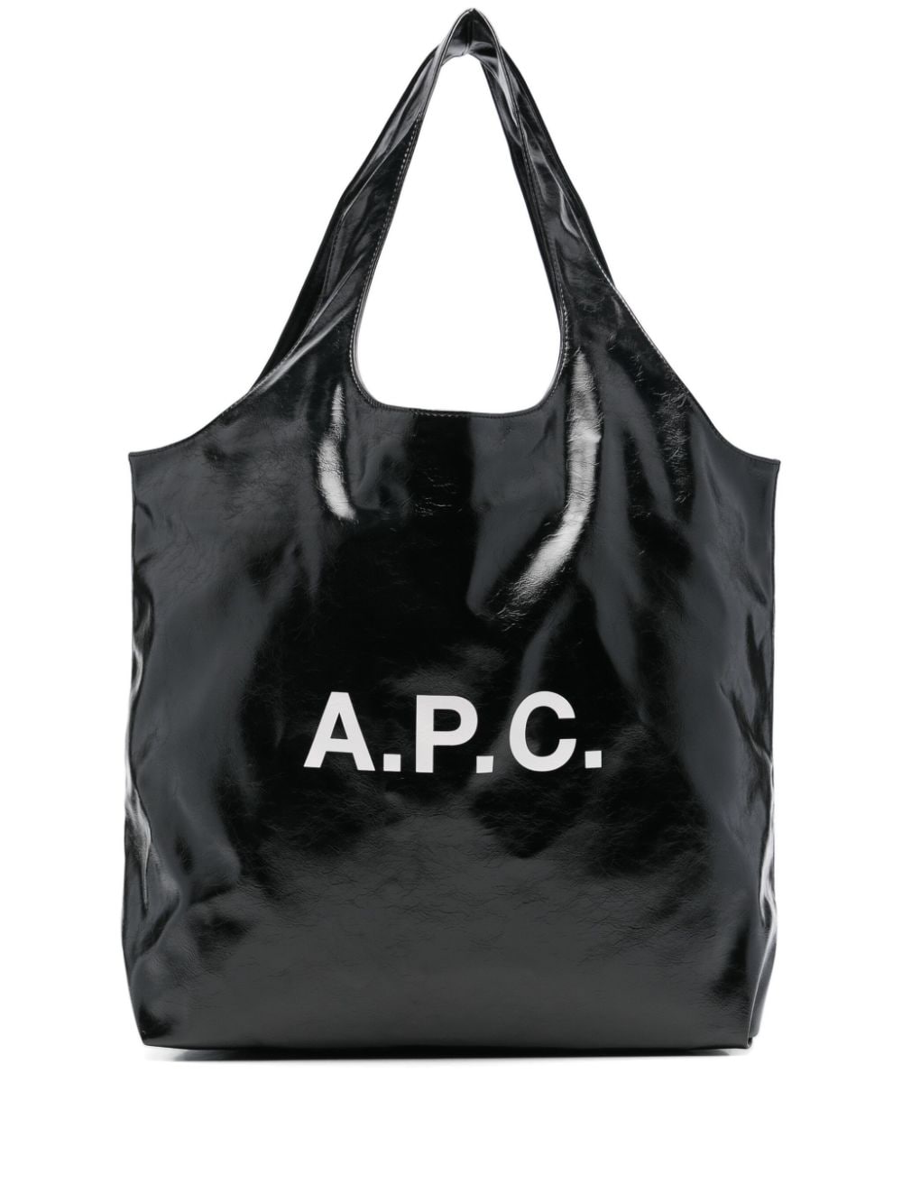 Shop Apc Ninon Tote Bag In Black