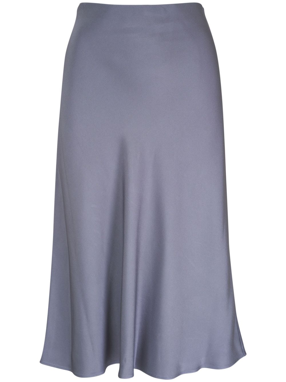 satin midi skirt