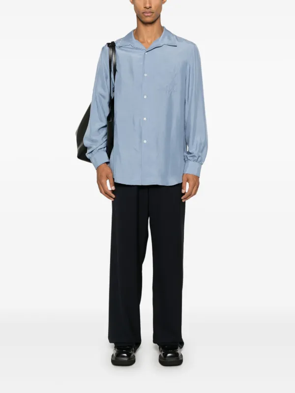 12万◇Kiton キートン□極細/菱織 サックスブルー□手縫い