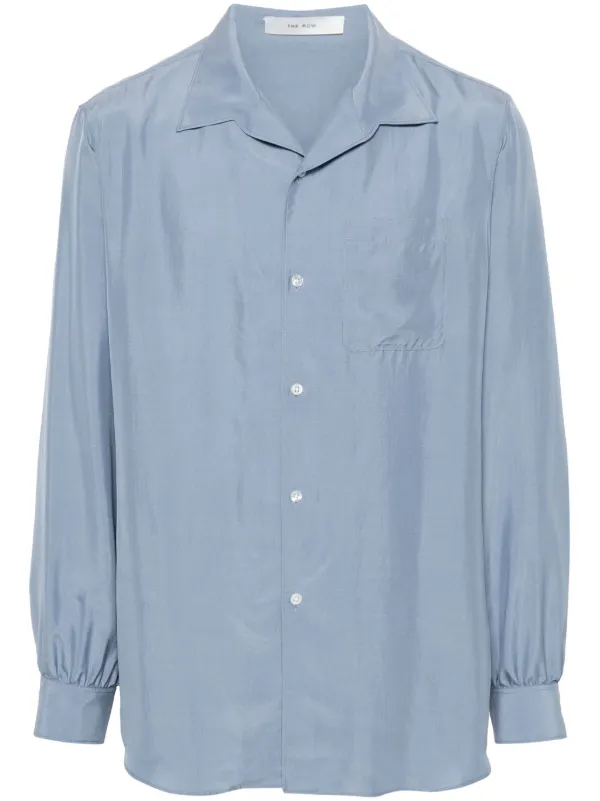 The Row Kiton シャツ | ブルー | FARFETCH JP