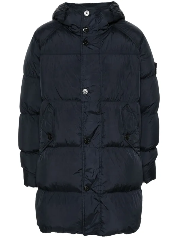 Stone Island Manteau Reps R NY Bleu FARFETCH TN