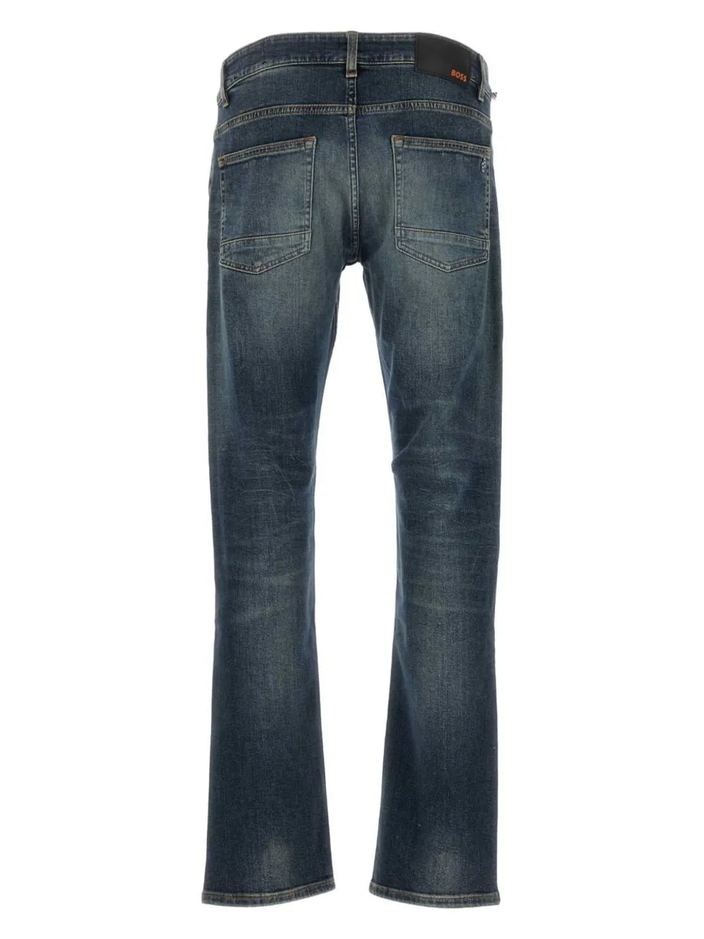 BOSS Stretch katoenen jeans - Blauw