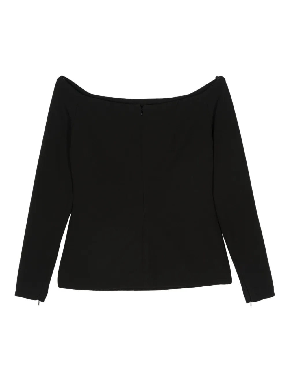 Federica Tosi off-shoulder blouse - Zwart