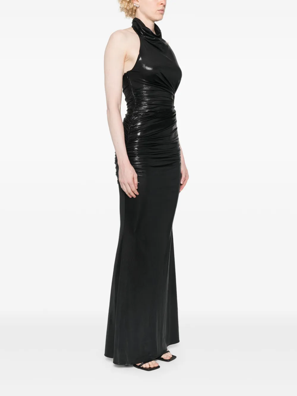 THE ANDAMANE Stella maxi-jurk Zwart