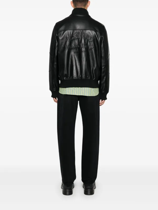 【関税込み】Courreges ブラック エンボスロゴ ジャケット Iceberg エンボスロゴ ジャケット | ブラック | FARFETCH JP