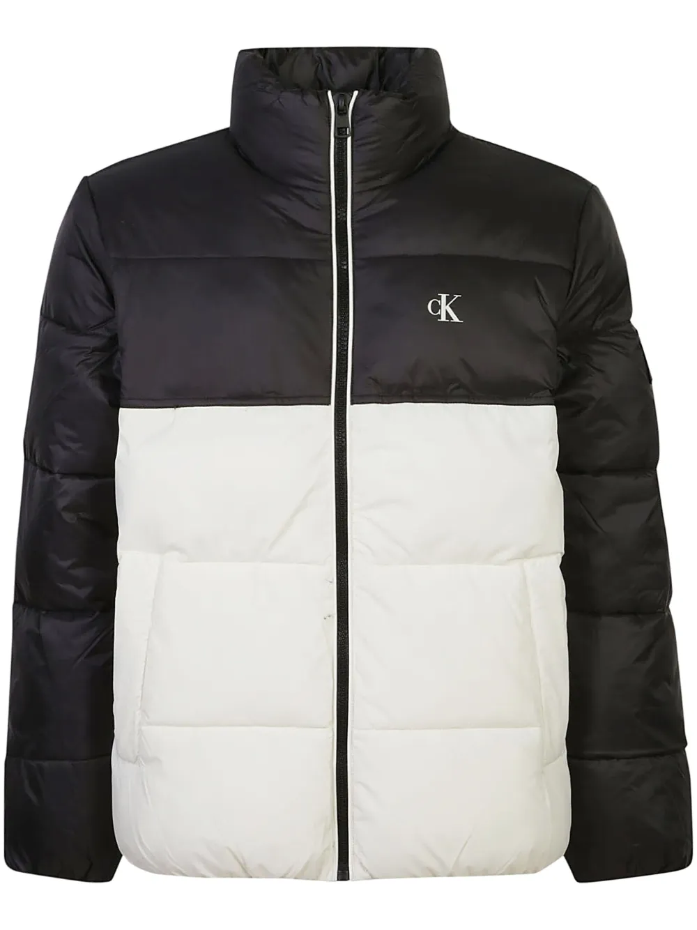 Calvin klein logo padded puffer outlet