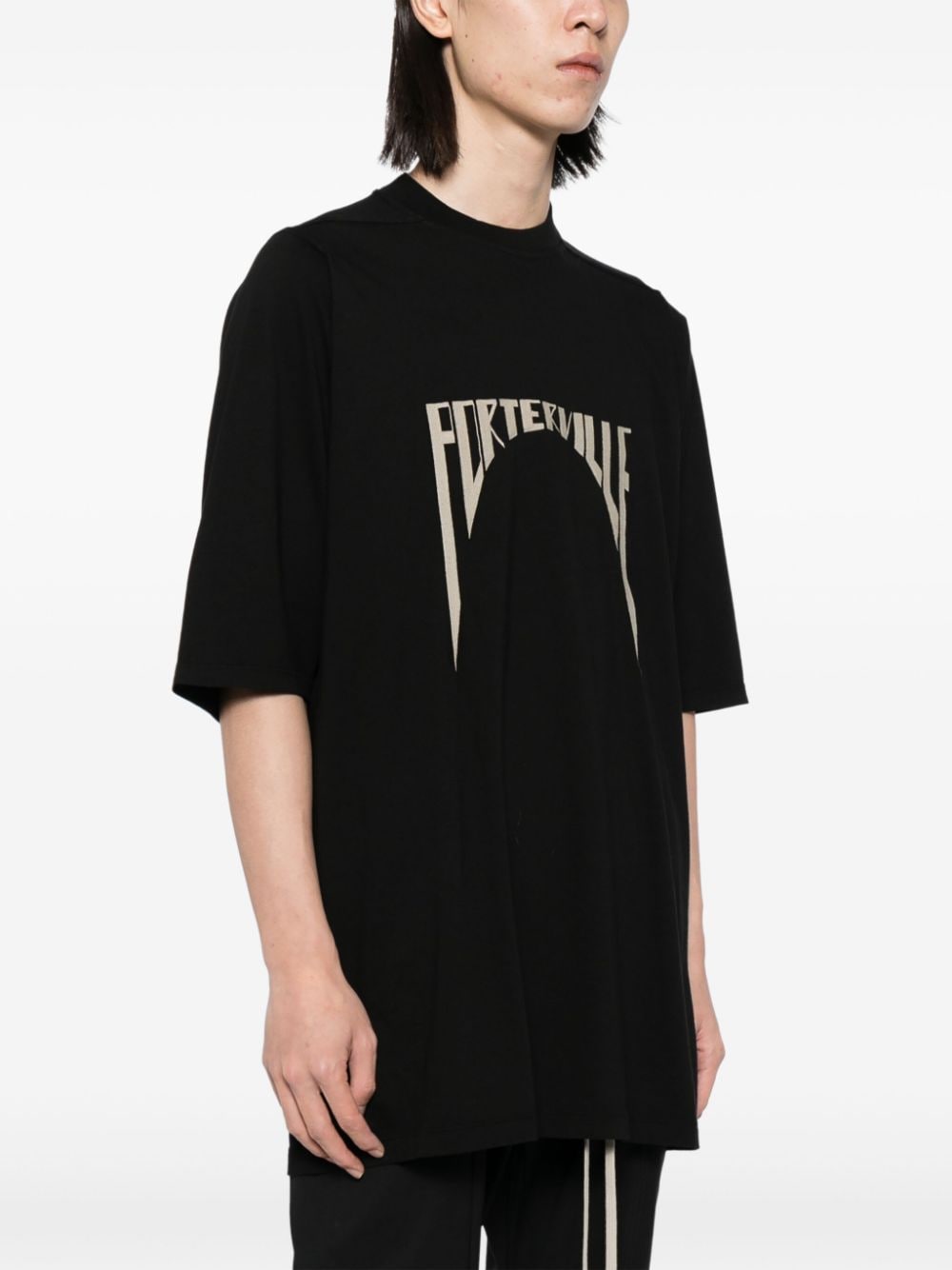 Shop Rick Owens Porterville Level T-shirt In Black