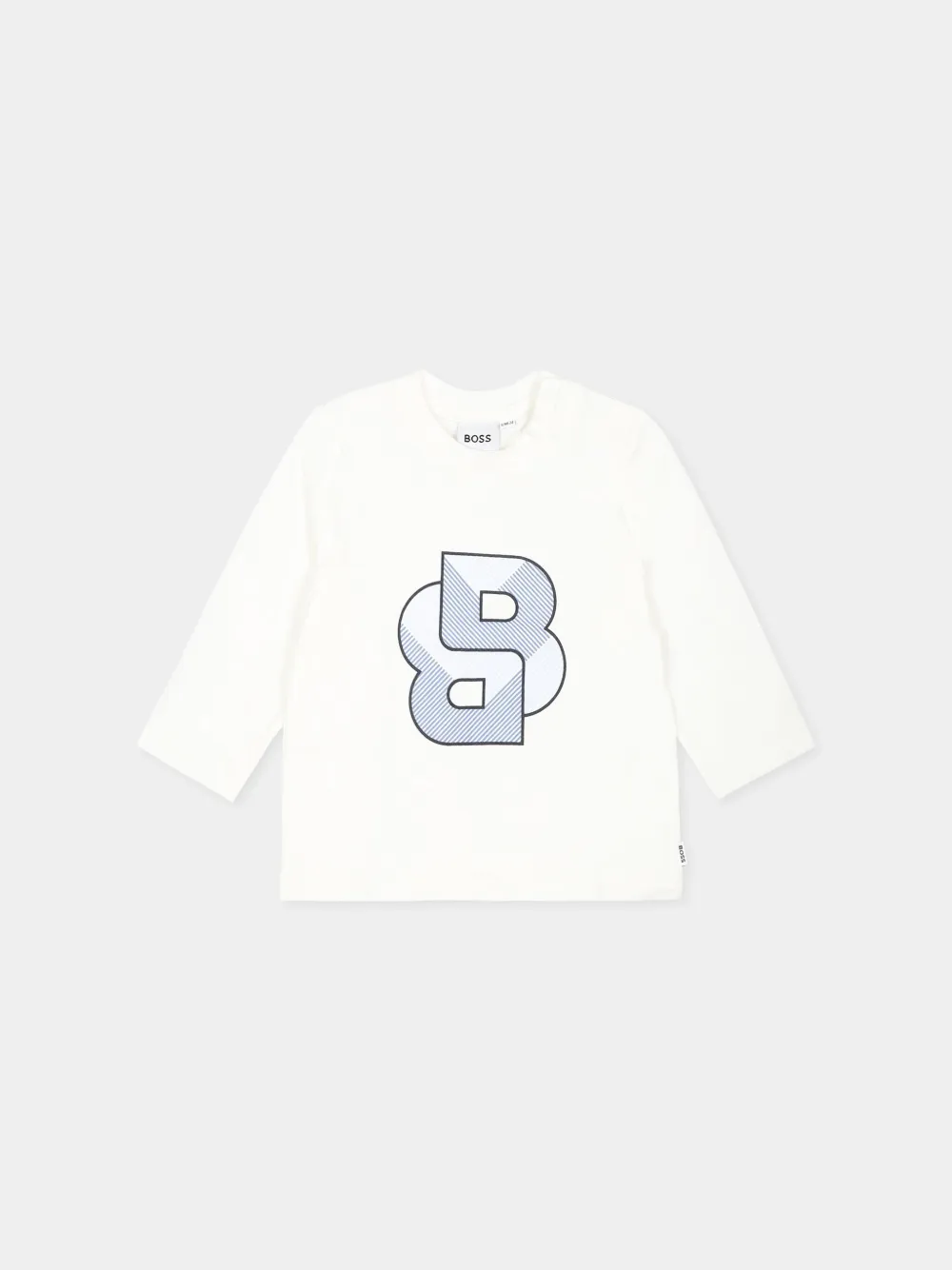 BOSS Kidswear Trainingspak met logoprint Blauw