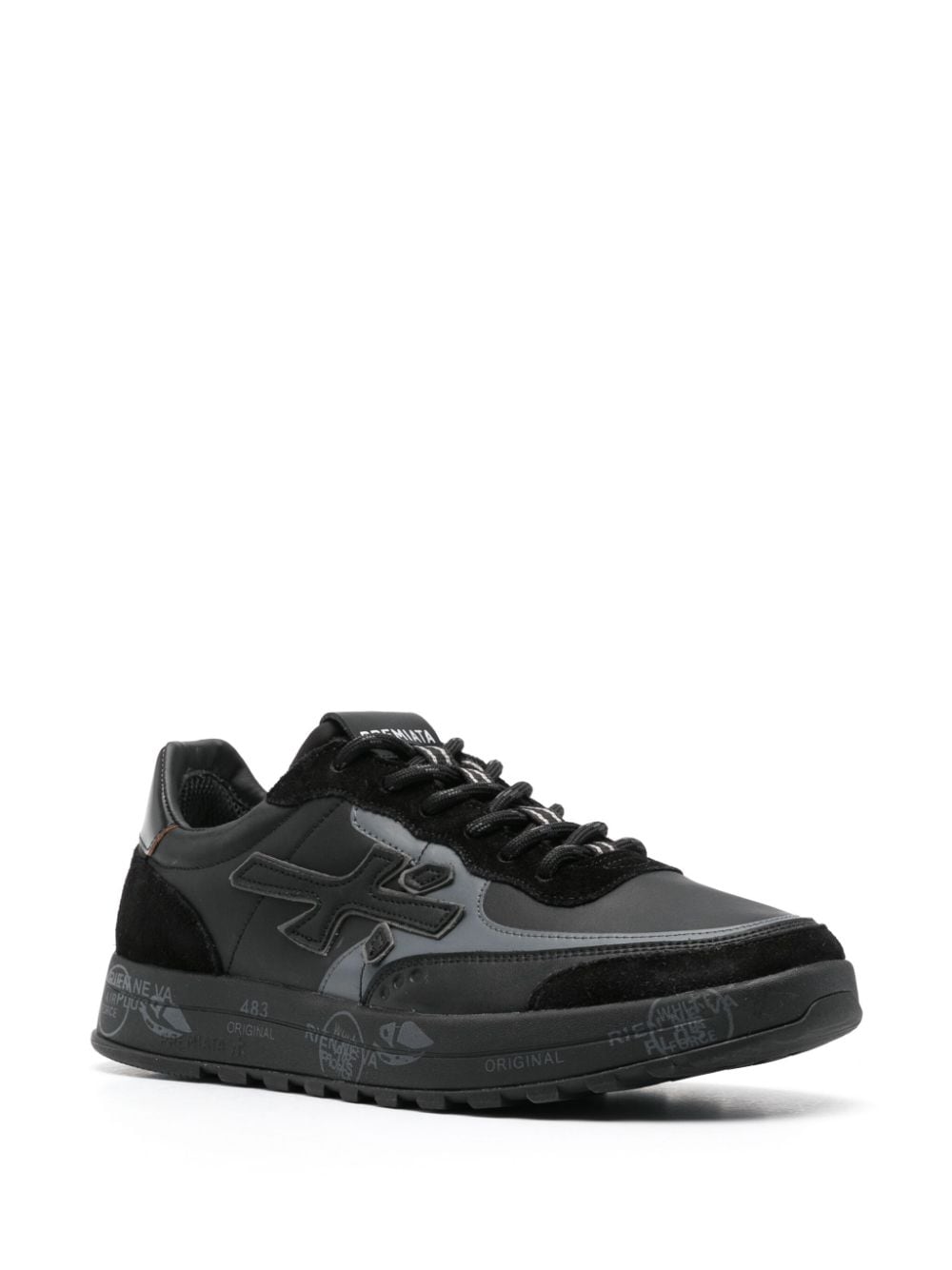 Shop Premiata Nous Sneakers In Black