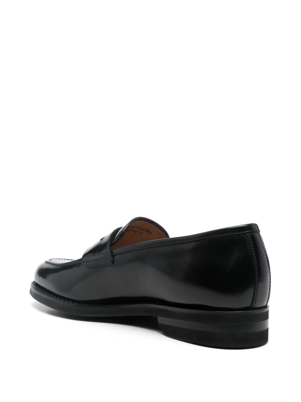 Bally Leren loafers Zwart