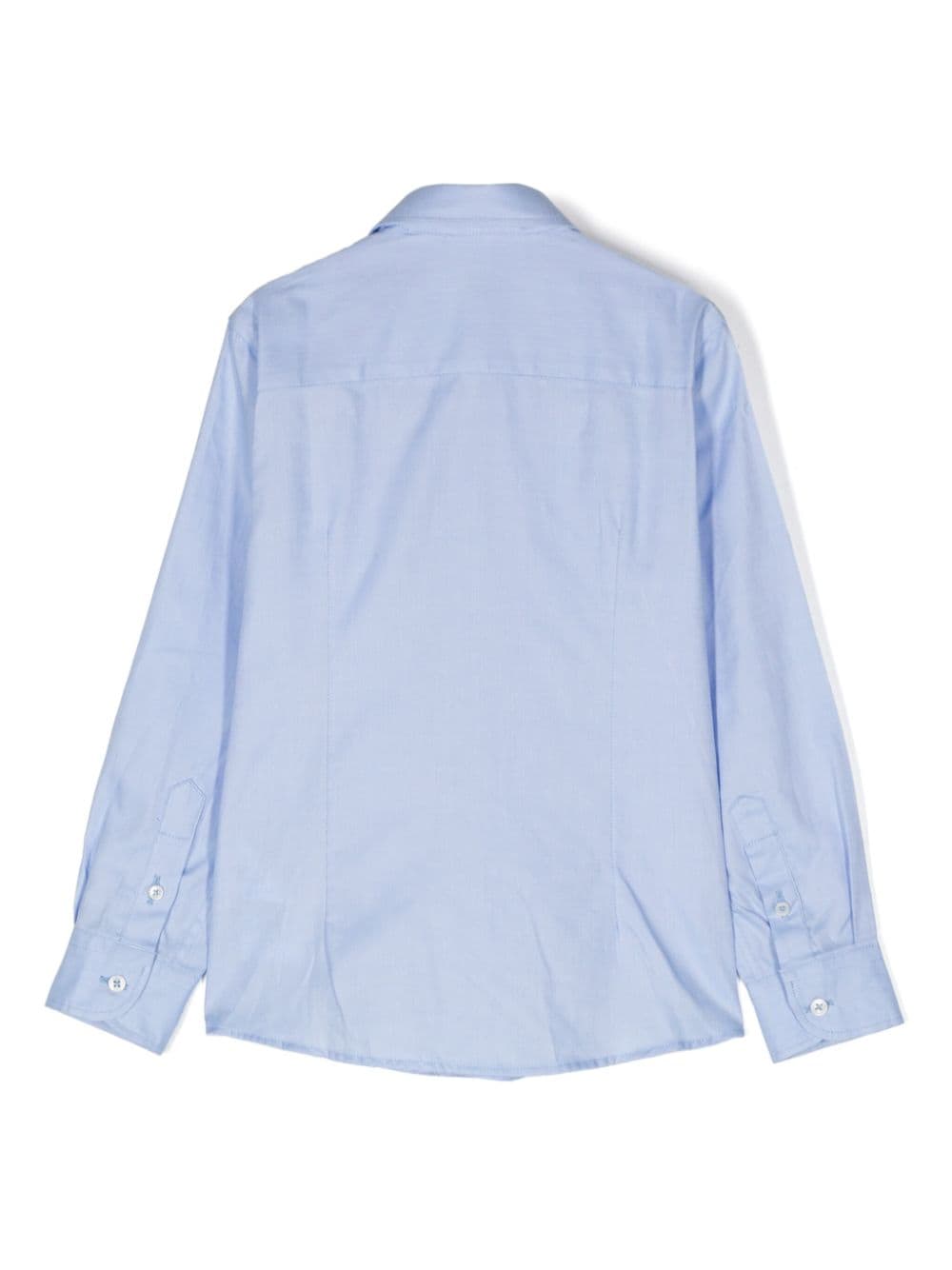 Shop Paolo Pecora Cotton Shirt In Blue