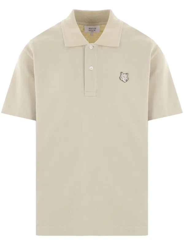 トップス BOLD FOX HEAD PATCH POLO JUMPER Maison Kitsune（メゾンキツネ）の「BOLD FOX HEAD PATCH POLO JUMPER