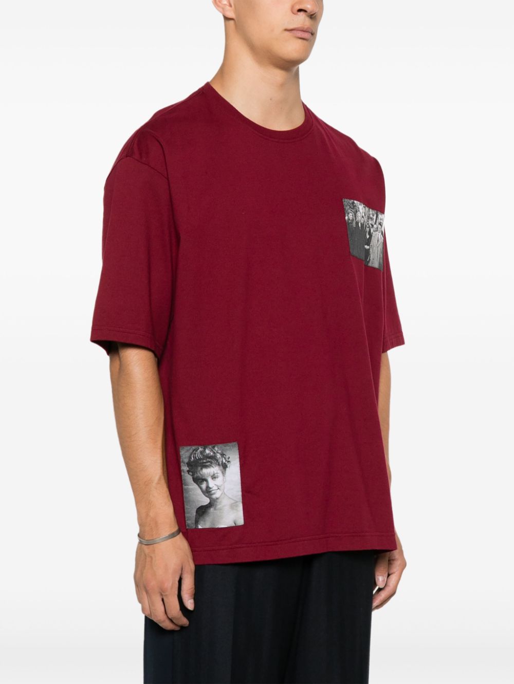 Shop Undercover X Twin Peaks Photograph-print T-shirt In Red