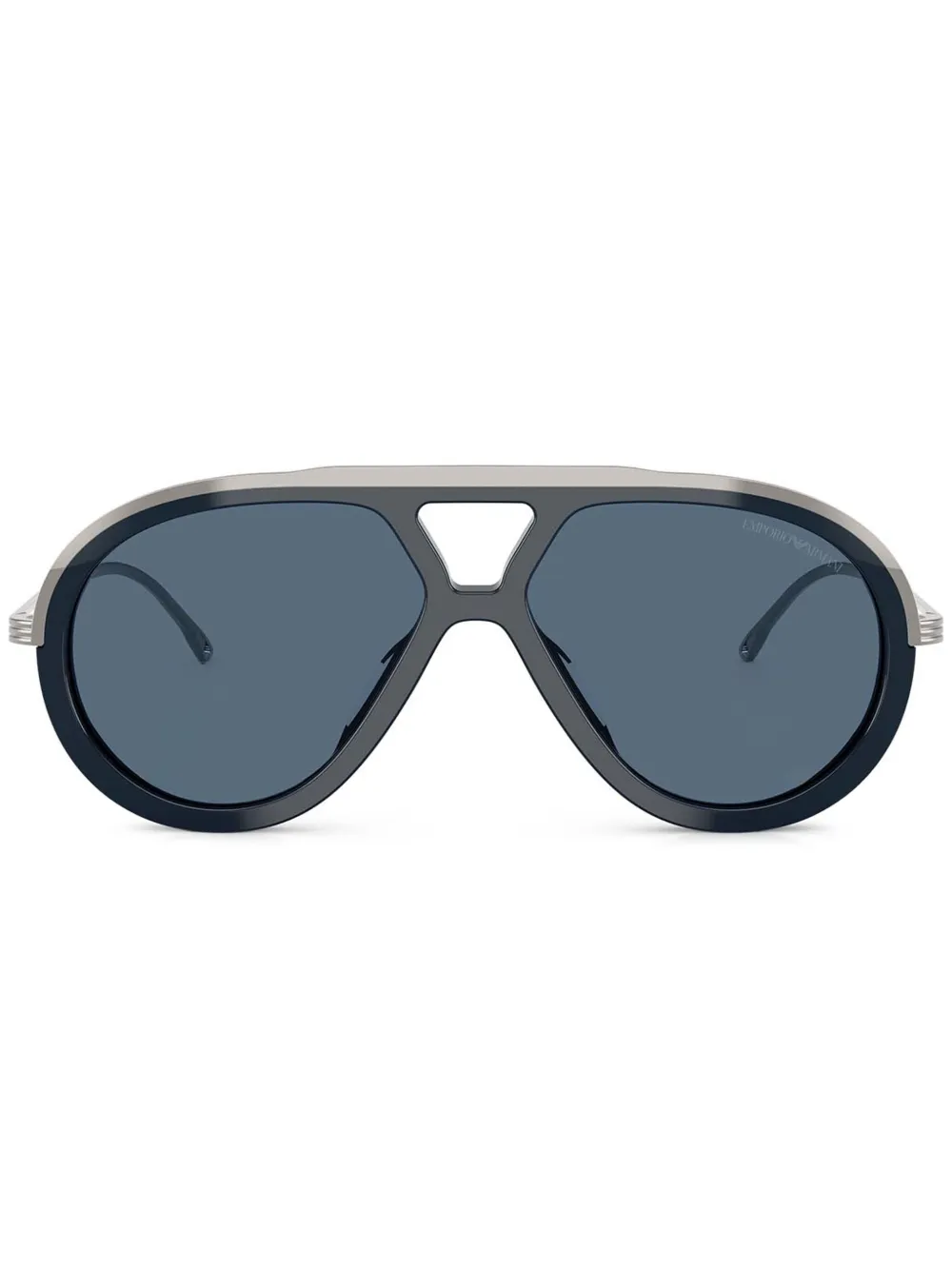 Emporio Armani Occhiali da sole con montatura stile pilota - Blu