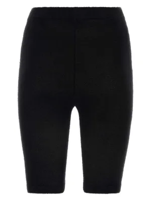 ショートパンツ BALENCIAGA Women Shorts  Burmudas 798581TFO02 1000 Black BALENCIAGA SWEAT SHORTS