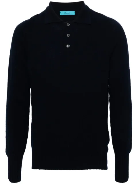 Drumohr Camisa polo de lã virgem