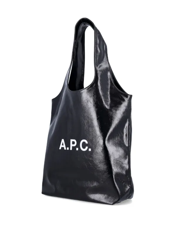 ★パリ発 A.P.C.★ NINON スモールトートバッグ レザー風 黒 Ninon スモールトートバッグ｜バッグ｜A.P.C. | アーペーセー