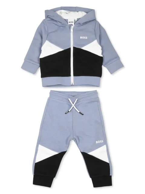 BOSS Kidswear traje deportivo con logo estampado