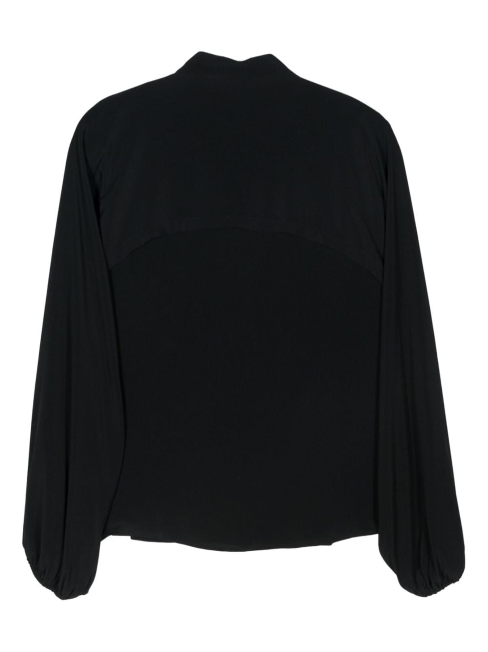 Federica Tosi crepe shirt - Zwart