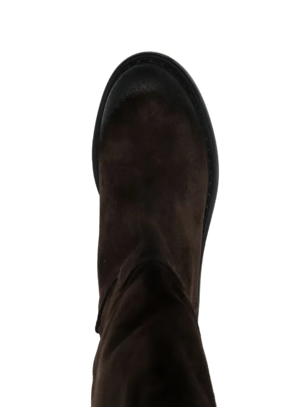 Miu Miu Suede Boots | Brown | FARFETCH