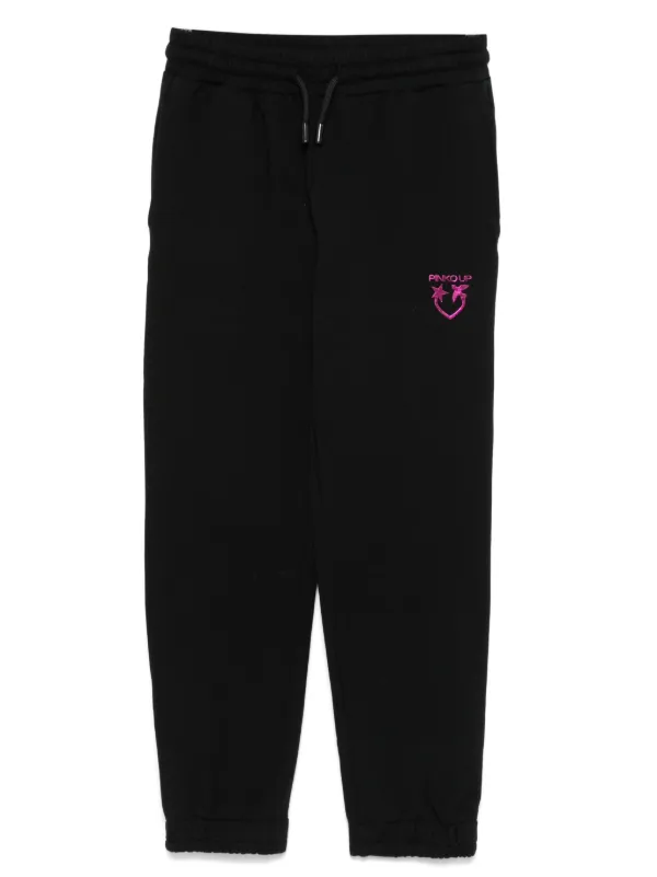 Pinko Kids Pantalon De Jogging En Polaire Noir FARFETCH FR