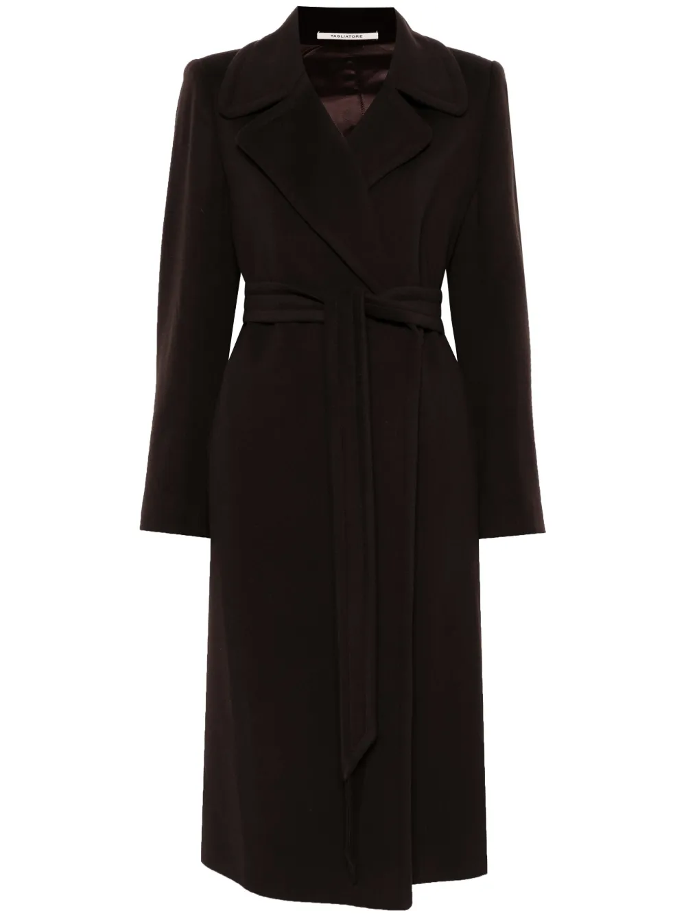Tagliatore ベルテッド コート | ブラウン | FARFETCH JP