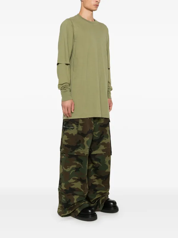 Rick Owens DRKSHDW Hustler Tシャツ | グリーン | FARFETCH JP