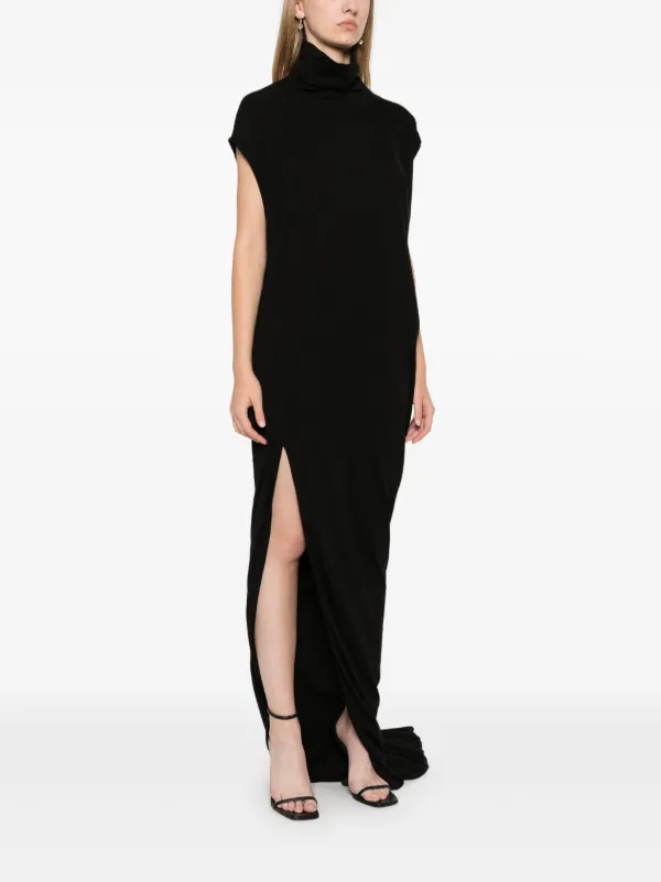 ワンピース Rick Owens Abito Lungo In Maglia Abito lungo in maglia di lana vergine in Nero - Rick Owens