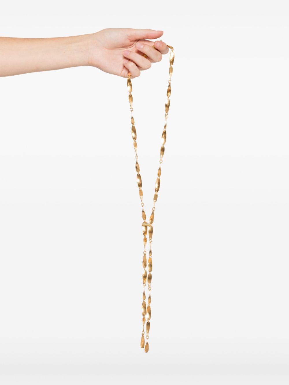 Shop Tom Ford Draped Necklace In Gold