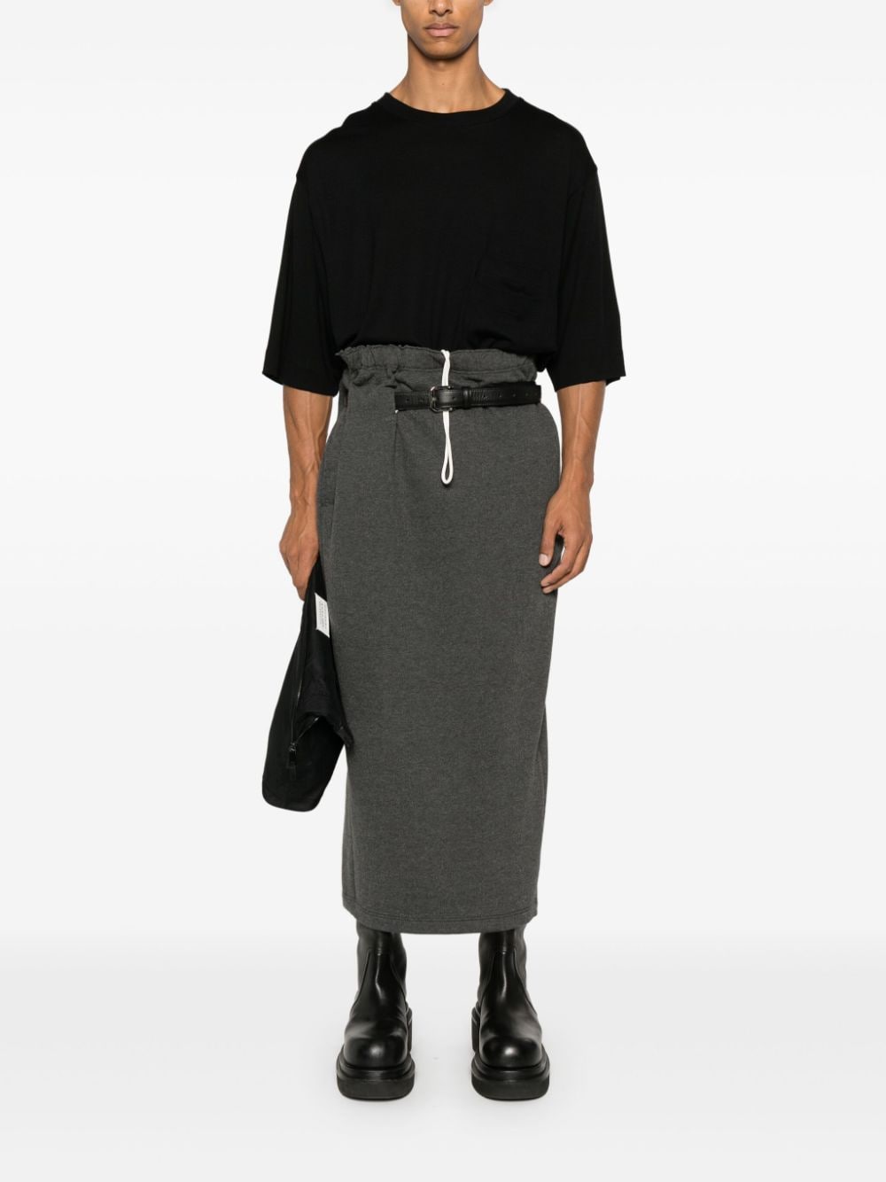 Shop Magliano Provincia Midi Skirt In Grey