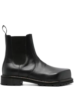 靴 magliano monster chelsea boots Magliano Brown Cow Punk Monster Chelsea Boots Magliano