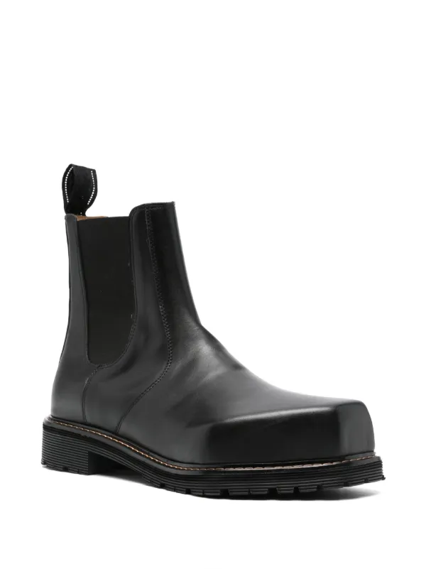 Magliano レザー チェルシーブーツ | ブラック | FARFETCH JP