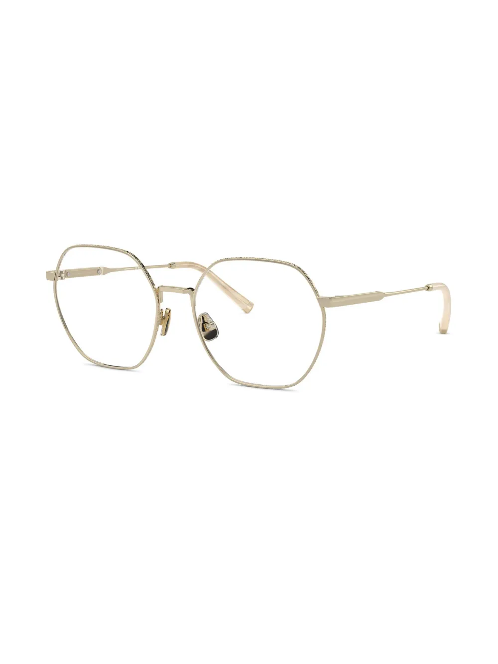  Brunello Cucinelli Geometric-frame Glasses - Gold 