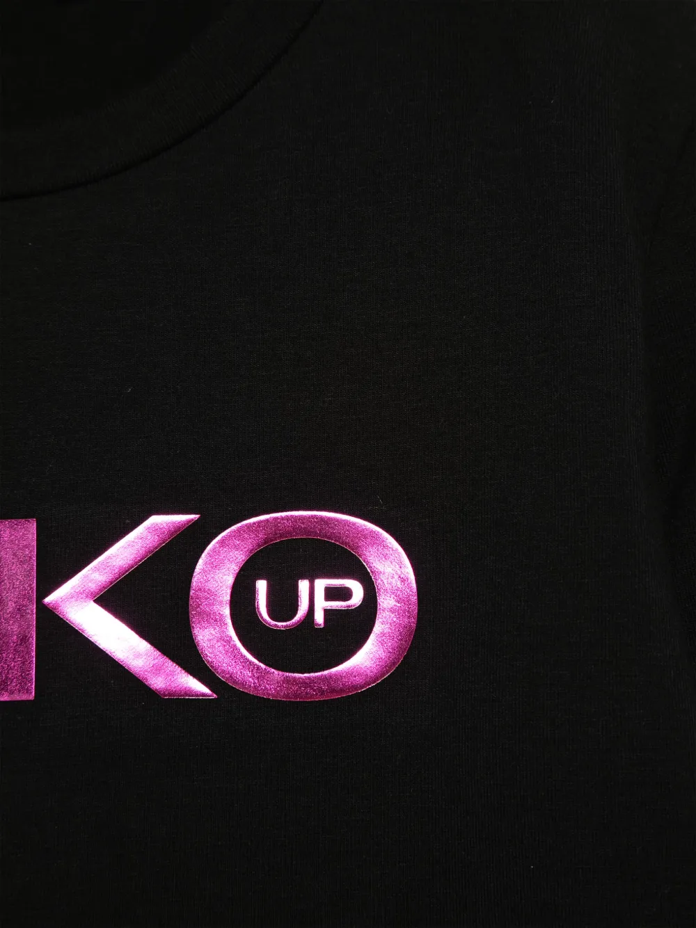 Pinko Kids T-shirt met metallic-logo Zwart