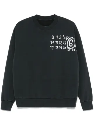 MM6 Maison Margiela　スウェット　14 MM6 Maison Margiela ナンバーモチーフ スウェットシャツ