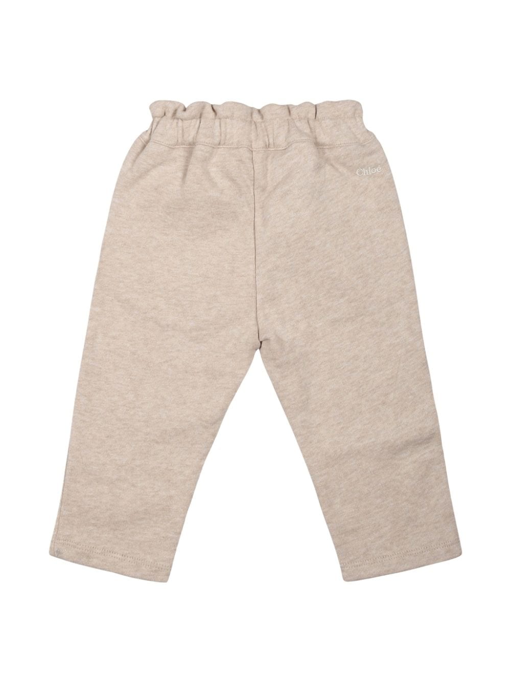 Chloé Kids drawstring track pants - Beige