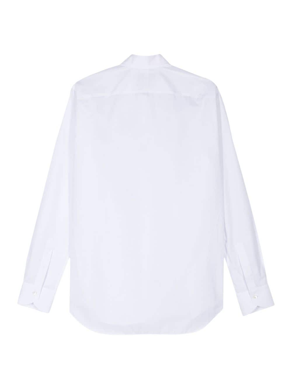 Canali cotton shirt - Wit