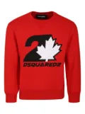 DSQUARED2 KIDS graphic-stamp sweatshirt