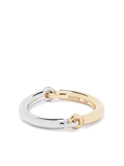 MAOR anillo Aquila en oro amarillo y blanco de 18kt