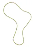 MAOR 18kt yellow gold Cherish jade and diamond necklace - Green