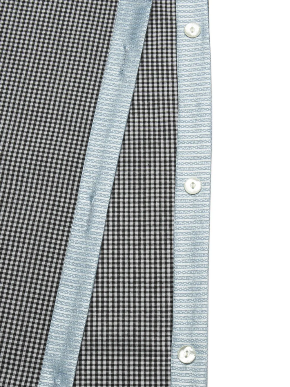 Gohar World Bow-detail Gingham-check Tablecloth In Black