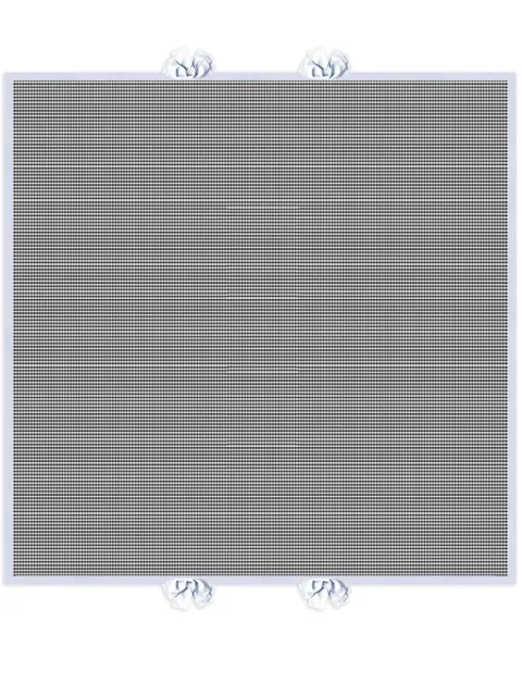 Gohar World bow-detail gingham-check tablecloth