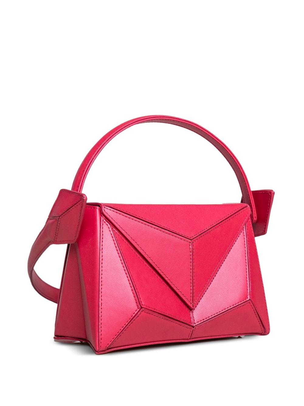 Shop Ryzí Orion Leather Tote Bag In Red