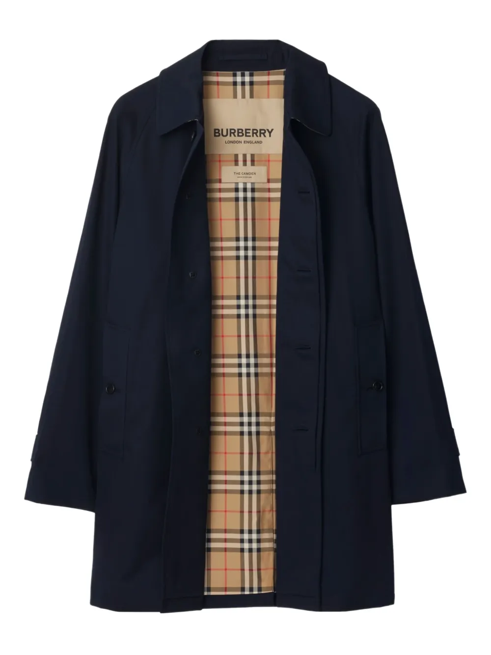 大人気新作 Trench Heritage Camden Burberry Coat FARFETCH | Blue | ジャケット・アウター