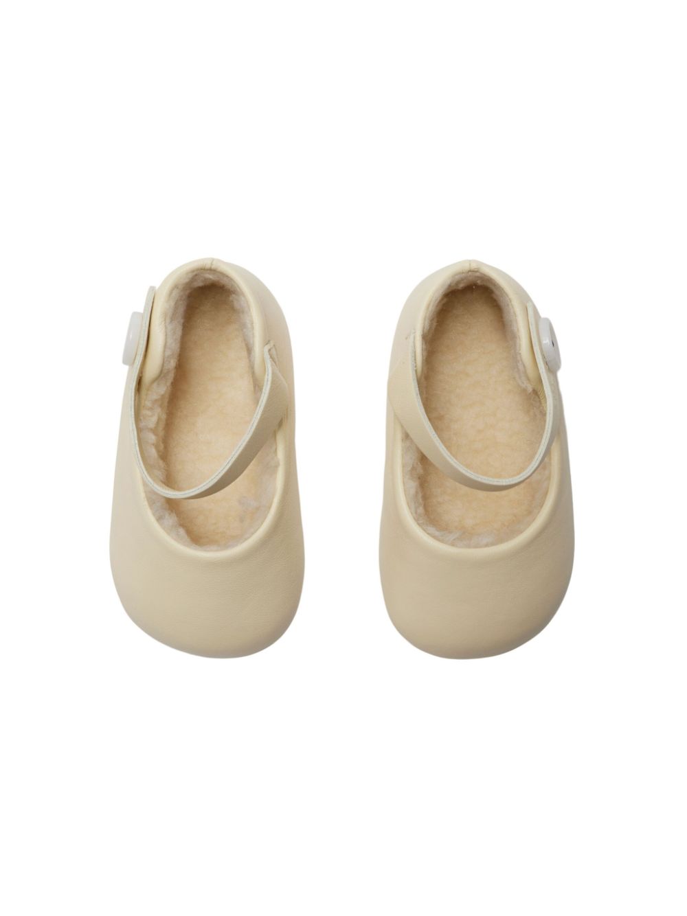 Burberry Kids Katoenen Mary Jane schoenen - Beige