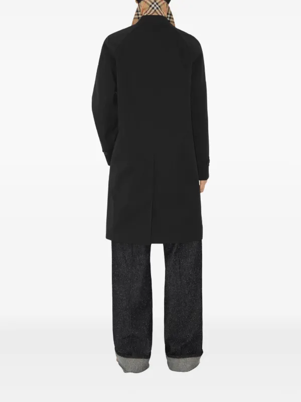 Burberry Camden Car Coat | Black | FARFETCH