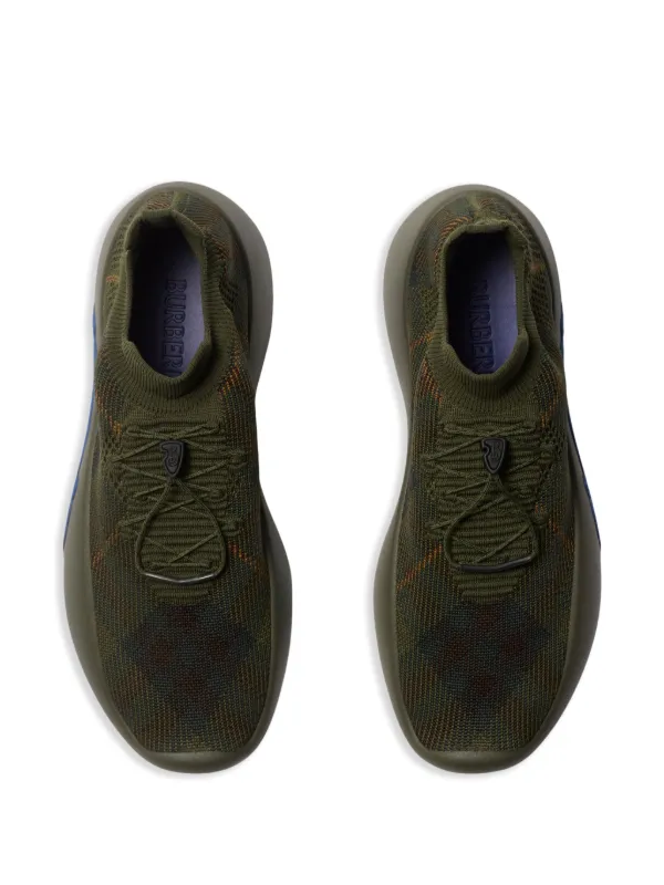 Burberry shoes mens green on sale