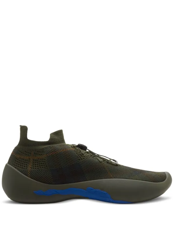 スニーカー Burberry Neptune Sneaker With Knitted Check 08C4160C-11F9-49E7-A946-