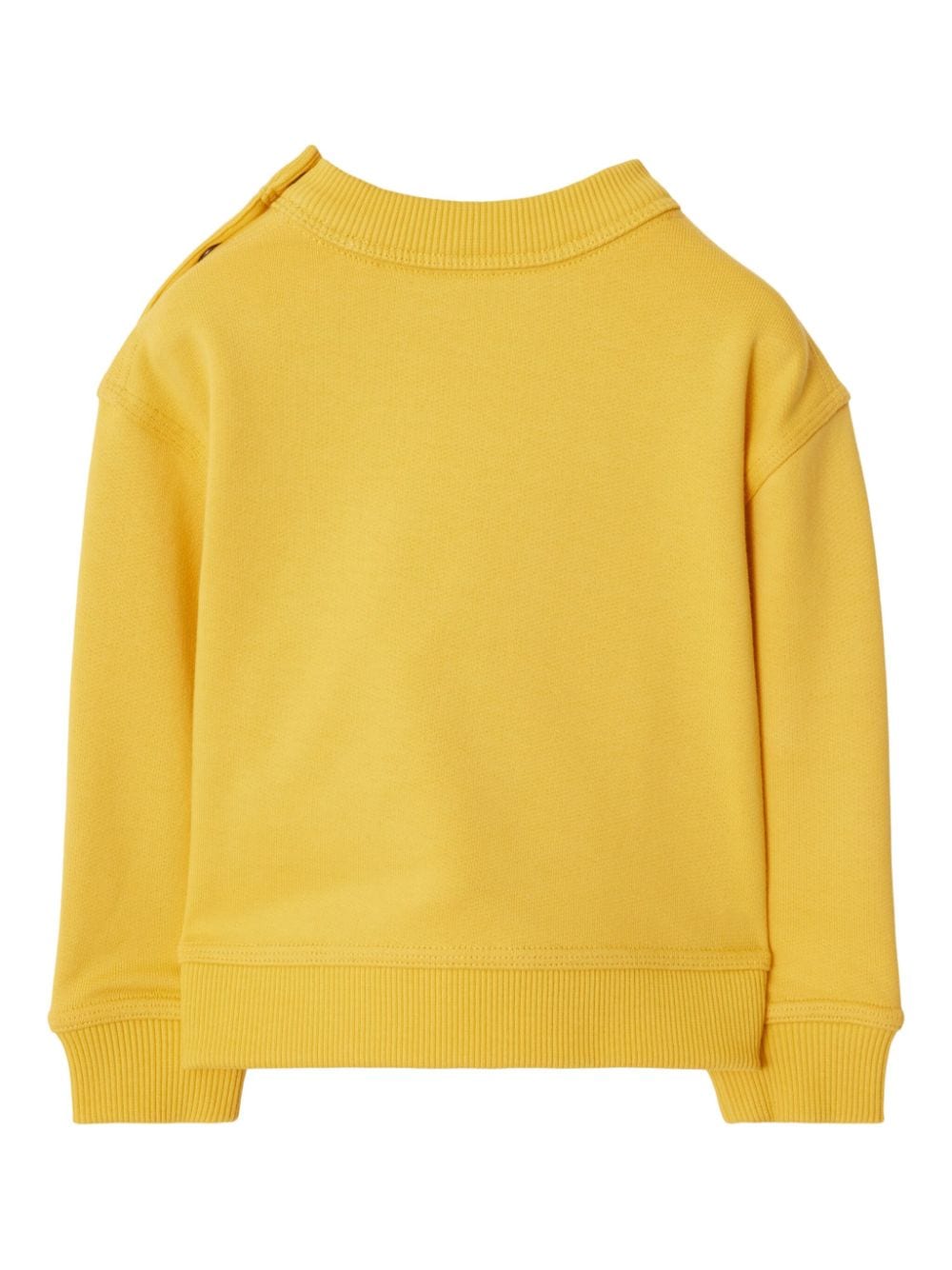 Shop Burberry Ekd Sweatshirt In Yellow